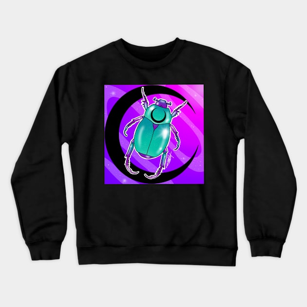 Moon Beetle Crewneck Sweatshirt by CraftKrazie